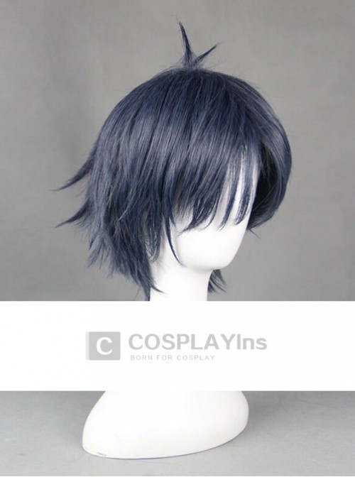 Charlotte Jojiro Takajo Grey Blue Cosplay Wig