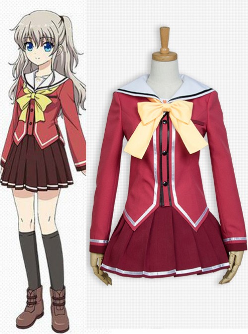 Charlotte Nao Tomori School Uniform Cosplay Costume