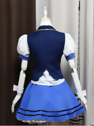 Is the Order a Rabbit? Chino Kafuu Happy Valentine Blue Cosplay Costume