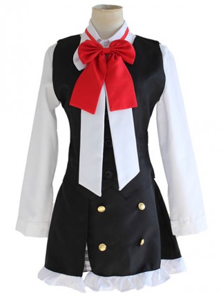 DIABOLIK Lovers Komori Yui Black Cosplay Costume