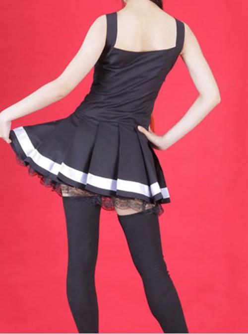Death Note Amane Misa Balck Waist Dress Cosplay Costume