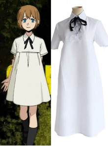 Gangsta Gyangusuta Nurse Nina White Dress Cosplay Costume