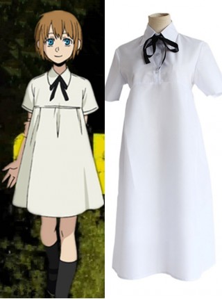 Gangsta Gyangusuta Nurse Nina White Dress Cosplay Costume