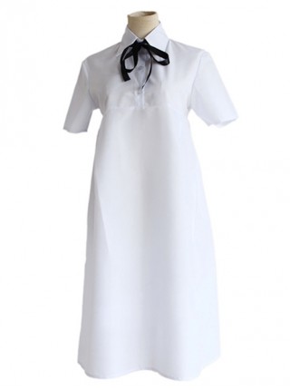 Gangsta Gyangusuta Nurse Nina White Dress Cosplay Costume