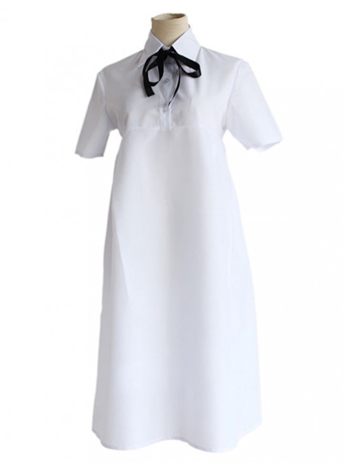 Gangsta Gyangusuta Nurse Nina White Dress Cosplay Costume