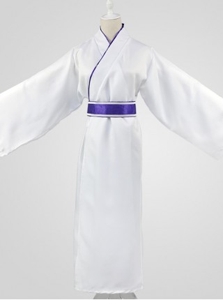 Gugure! Kokkuri-san Kokkuri Blue White Cosplay Costume