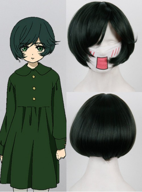 Hell Girl: Yoi no Togi Michiru Green Cosplay Wig