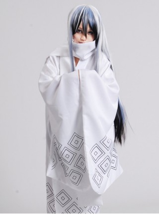 Nurarihyon no Mago Yuki Onna White Kimono Cosplay Costume