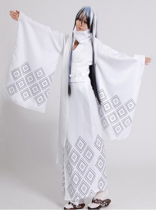 Nurarihyon no Mago Yuki Onna White Kimono Cosplay Costume