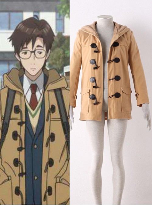 Parasyte Parasitic Beasts Shinichi Izumi Beige Coat Cosplay Costume(Only Coat)