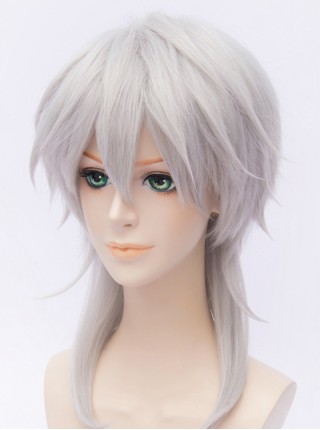 Psycho Pass Makishima Shogo Silvery White Cosplay Wig