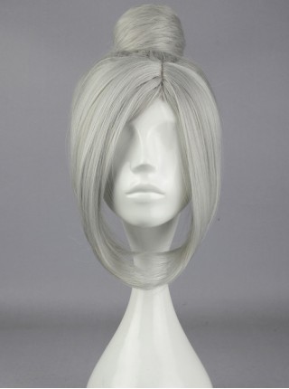 Prison School Meiko Shiraki Silver Cosplay Wig