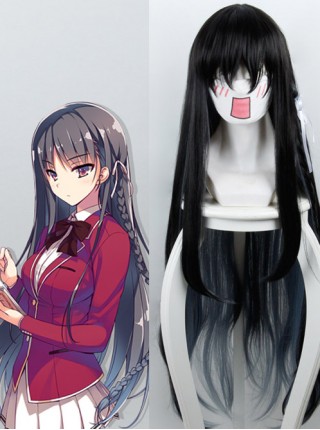 Welcome to the Classroom of the Supreme Ability Doctrine Horikita Suzune Black Cosplay Wig