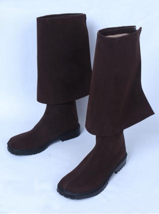 Pirates of the Caribbean 5 Captain Jack Sparrow Deep Brown Cosplay Boots