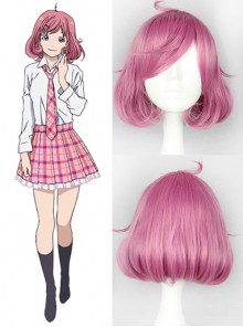 Noragami Aragoto Kofuku Pink Wavy Roll Cosplay Wig