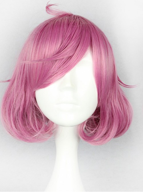 Noragami Aragoto Kofuku Pink Wavy Roll Cosplay Wig