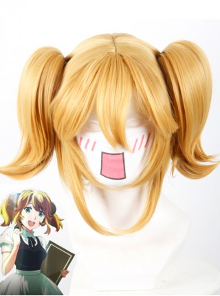 Restaurant to Another World Aletta Yellow Cosplay Wig