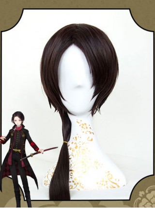 Touken Ranbu Kashuu Kiyomitsu Brown Ponytail Cosplay Wig