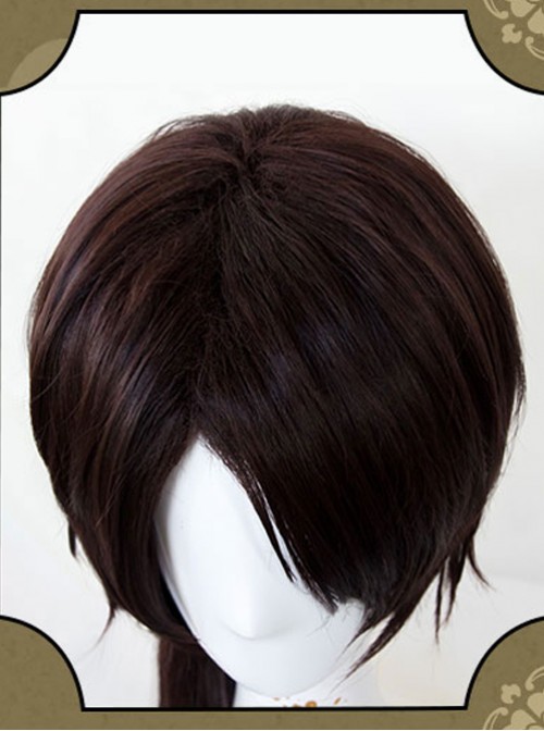 Touken Ranbu Kashuu Kiyomitsu Brown Ponytail Cosplay Wig