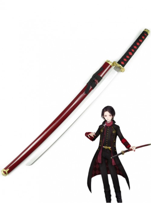 Touken Ranbu Kashuu Kiyomitsu Red Sword Cosplay Weapon