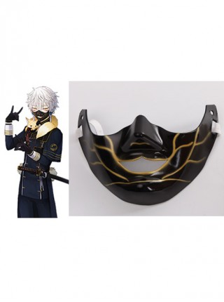 Touken Ranbu Nakigitsune Black Mask Cosplay Accessory