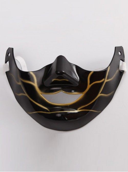 Touken Ranbu Nakigitsune Black Mask Cosplay Accessory