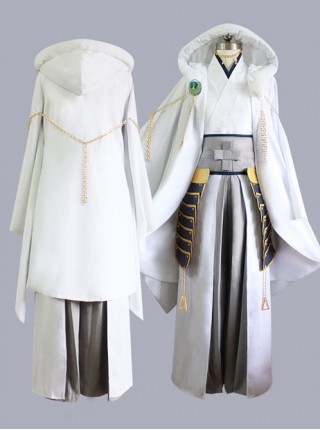 Touken Ranbu Tsurumaru Kuninaga White Cosplay Costume