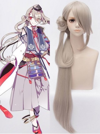 Touken Ranbu Imanotsurugi Grey Cosplay Wig