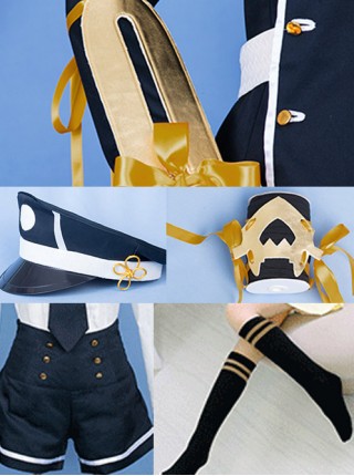 Touken Ranbu Gokotai Navy Blue Cosplay Costume