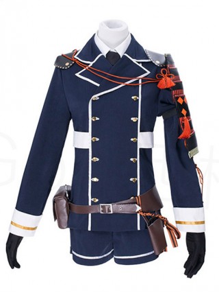 Touken Ranbu Yagen Toushirou Navy Blue Cosplay Costume