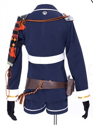 Touken Ranbu Yagen Toushirou Navy Blue Cosplay Costume