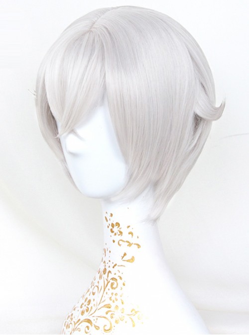 Touken Ranbu Hotarumaru Gray Cosplay Wig