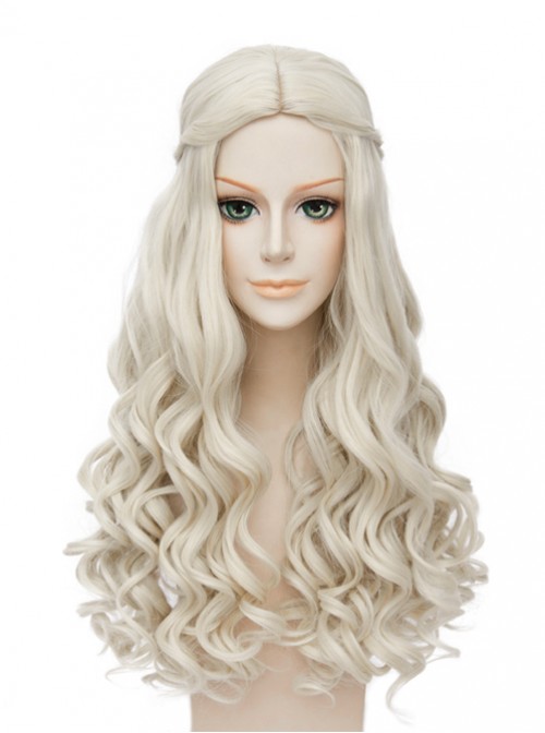 Alice in Wonderland White Queen Cosplay Wig