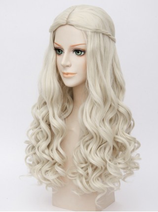 Alice in Wonderland White Queen Cosplay Wig