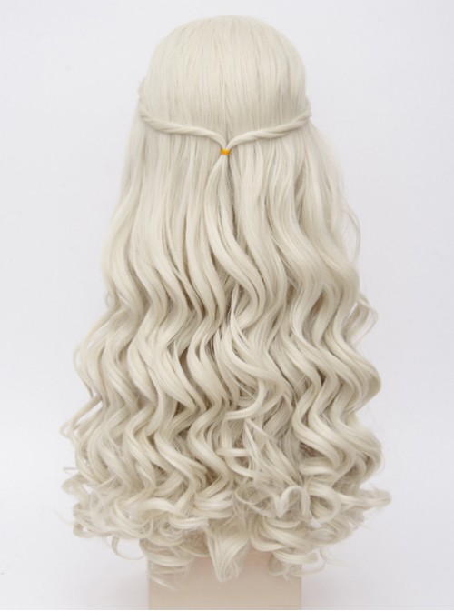 Alice in Wonderland White Queen Cosplay Wig