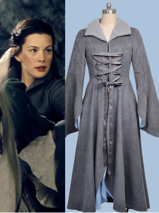 Lord of the Rings Arwen Grey Cosplay Costume